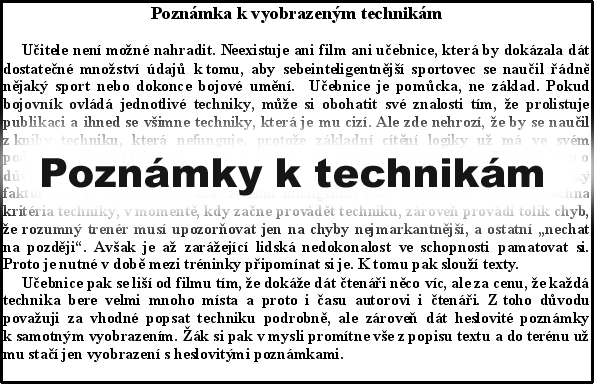 Pozn. k technikam