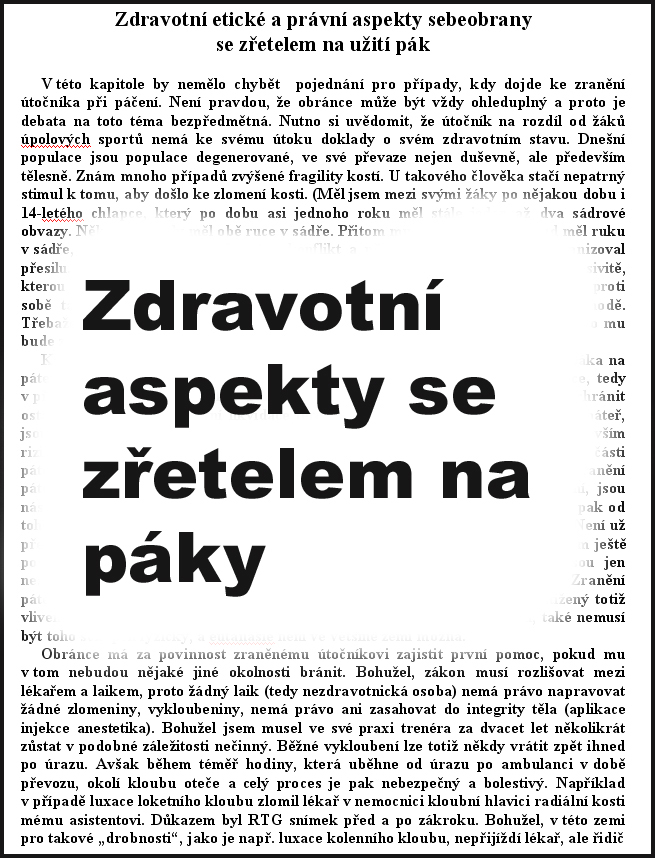 Zdravotni aspekty