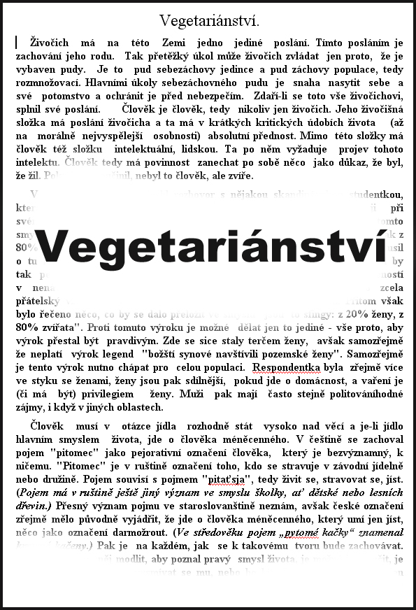 Vegetarianstvi